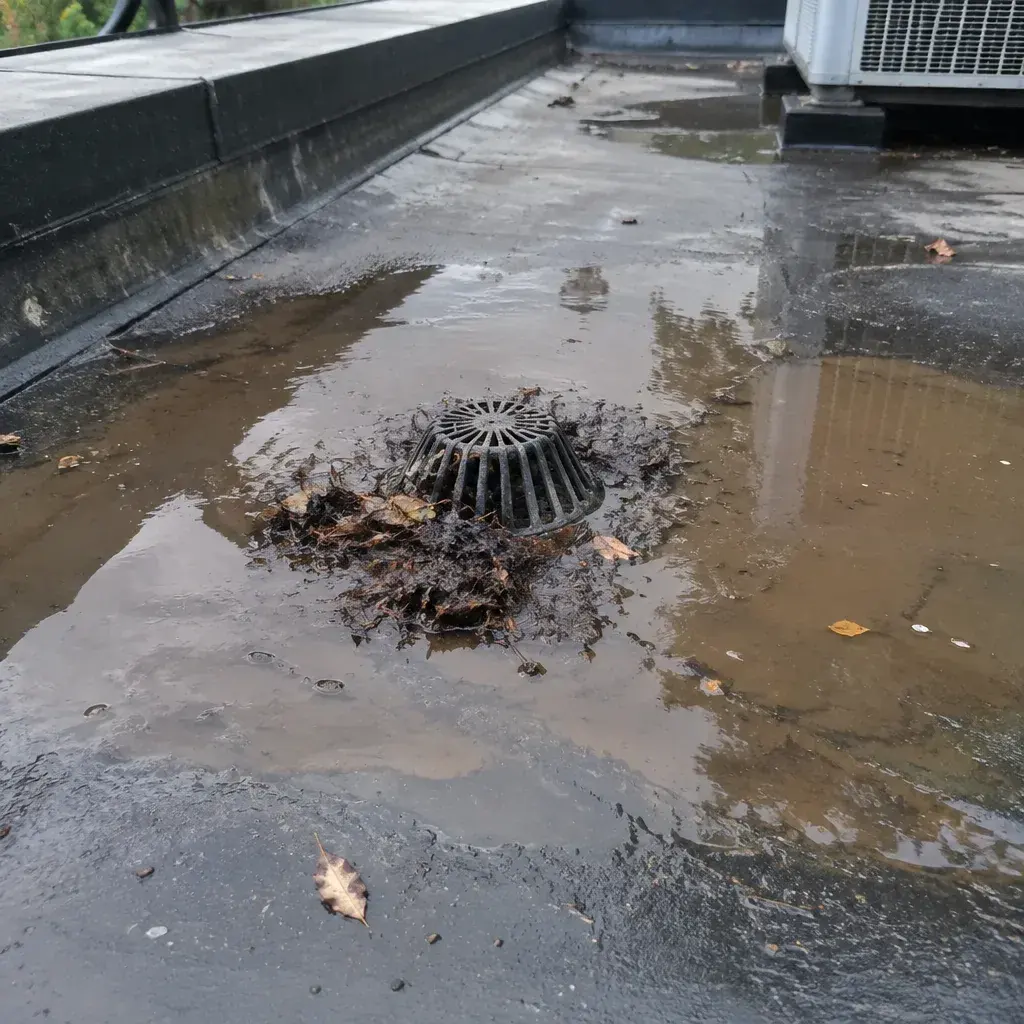 Drain and Scupper Roof Leak Repair in Gresham